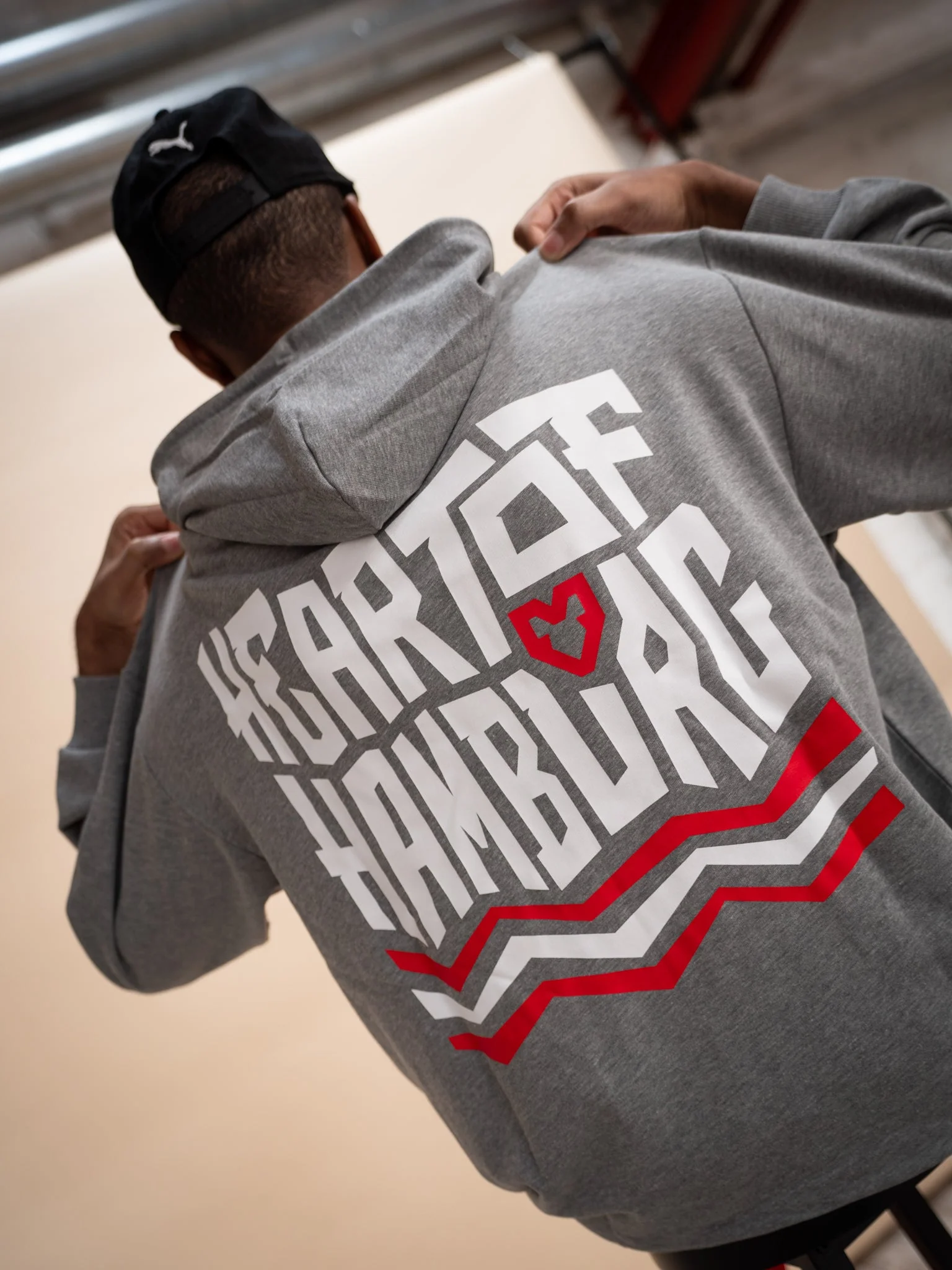 Mouz Pullover Hoodie Grey - Image 4