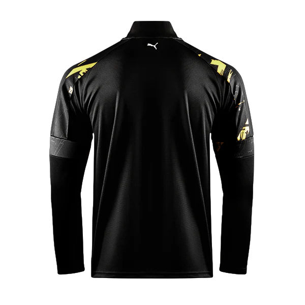 NAVI Half Zip Hoodie Emblem Black - Image 3