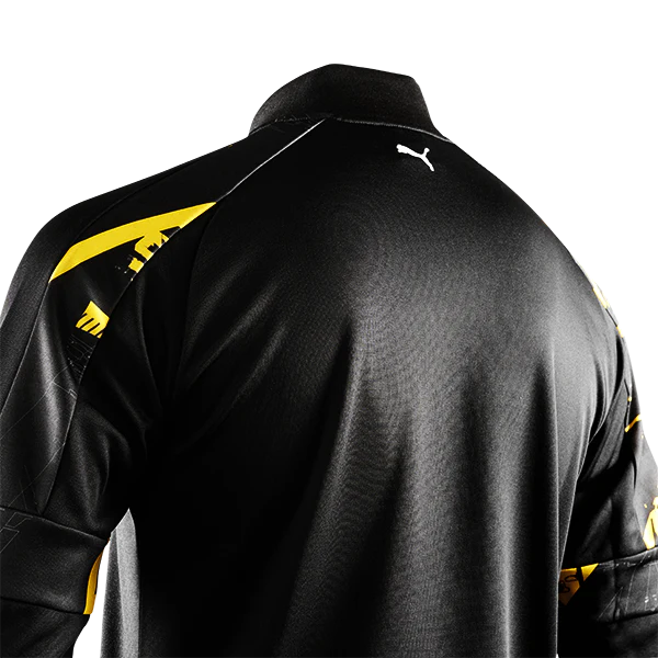NAVI Half Zip Hoodie Emblem Black - Image 4